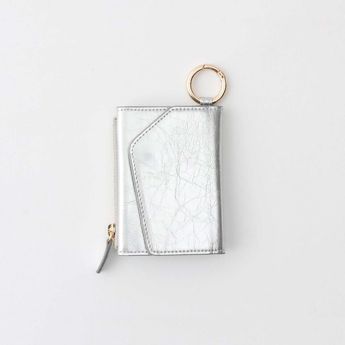 【WALLET SLAYLER】WALLET&STRAP-LUNA METALIC-SILVER