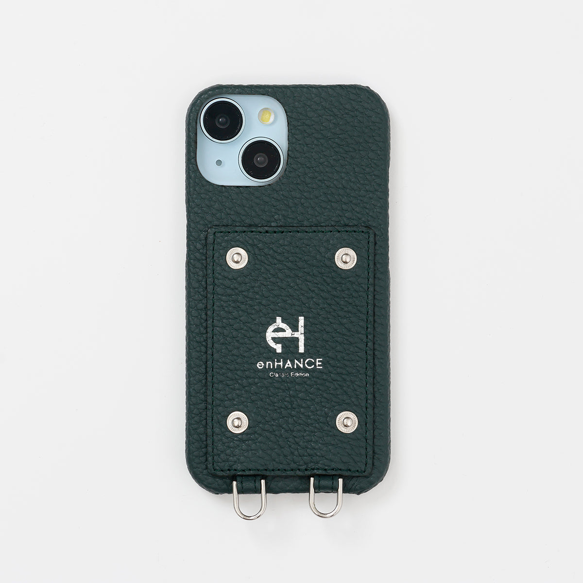 【WALLET SLAYLER】LEATHER BASIC-CASE GREEN iPhone