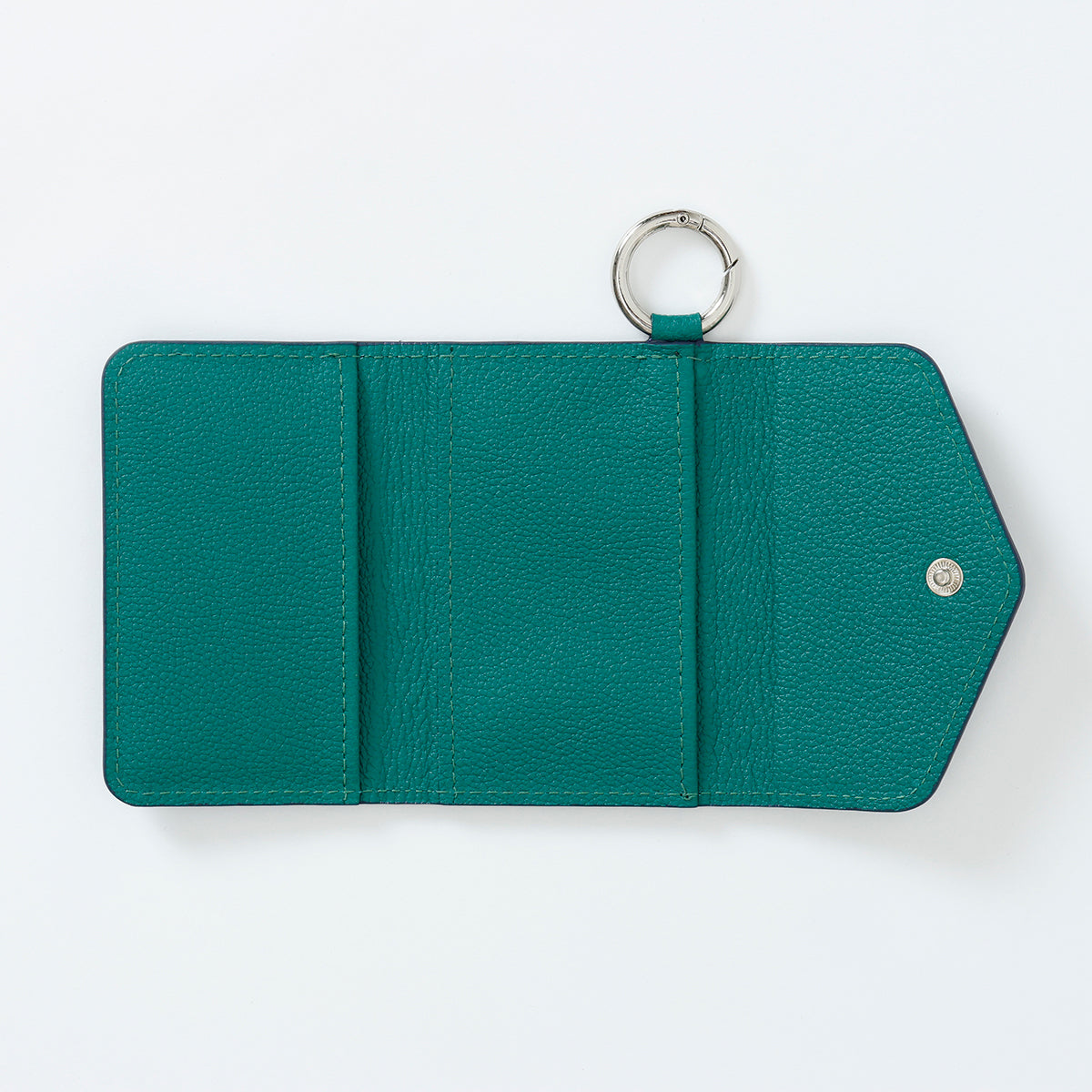 【WALLET SLAYLER】LEATHER CARD CASE CROCCO-NAVY