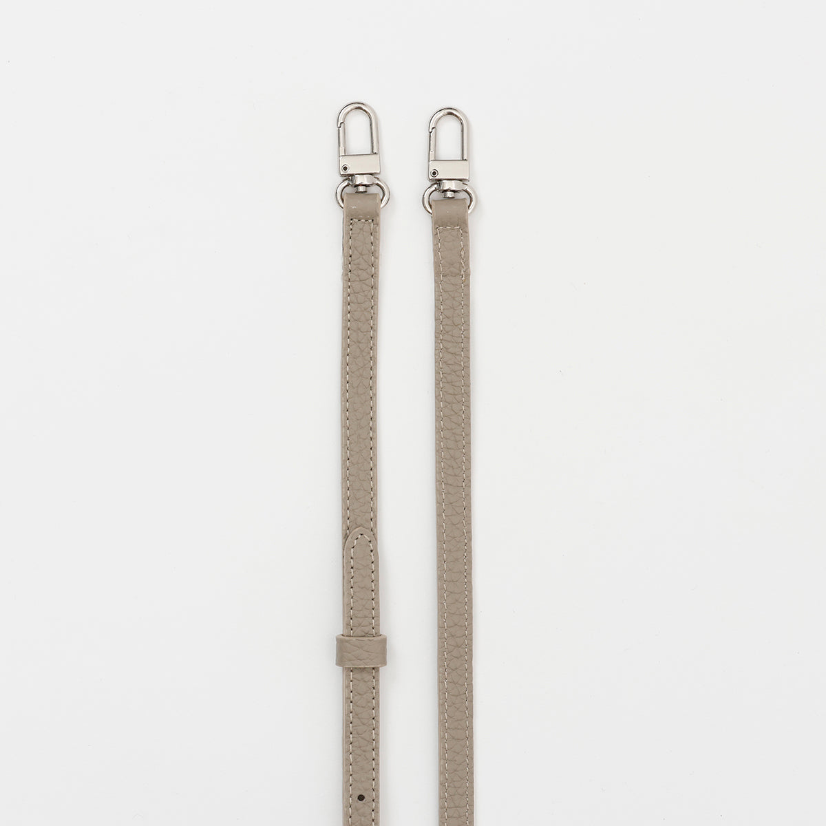 【WALLET SLAYLER】LEATHER BASIC-STRAP GREIGE