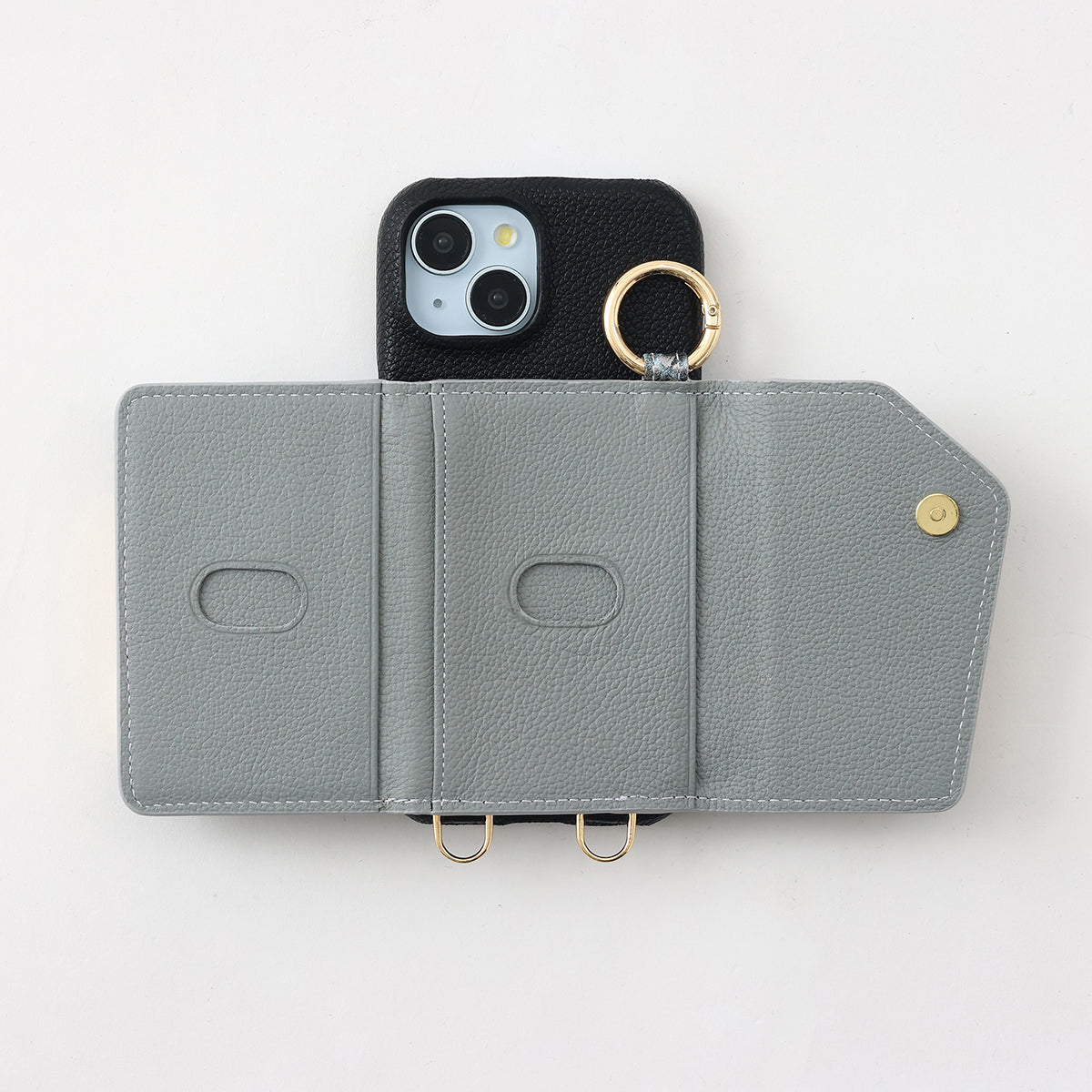 【WALLET SLAYLER】WALLET&STRAP-LUNA ANACONDA-BLUEGRAY