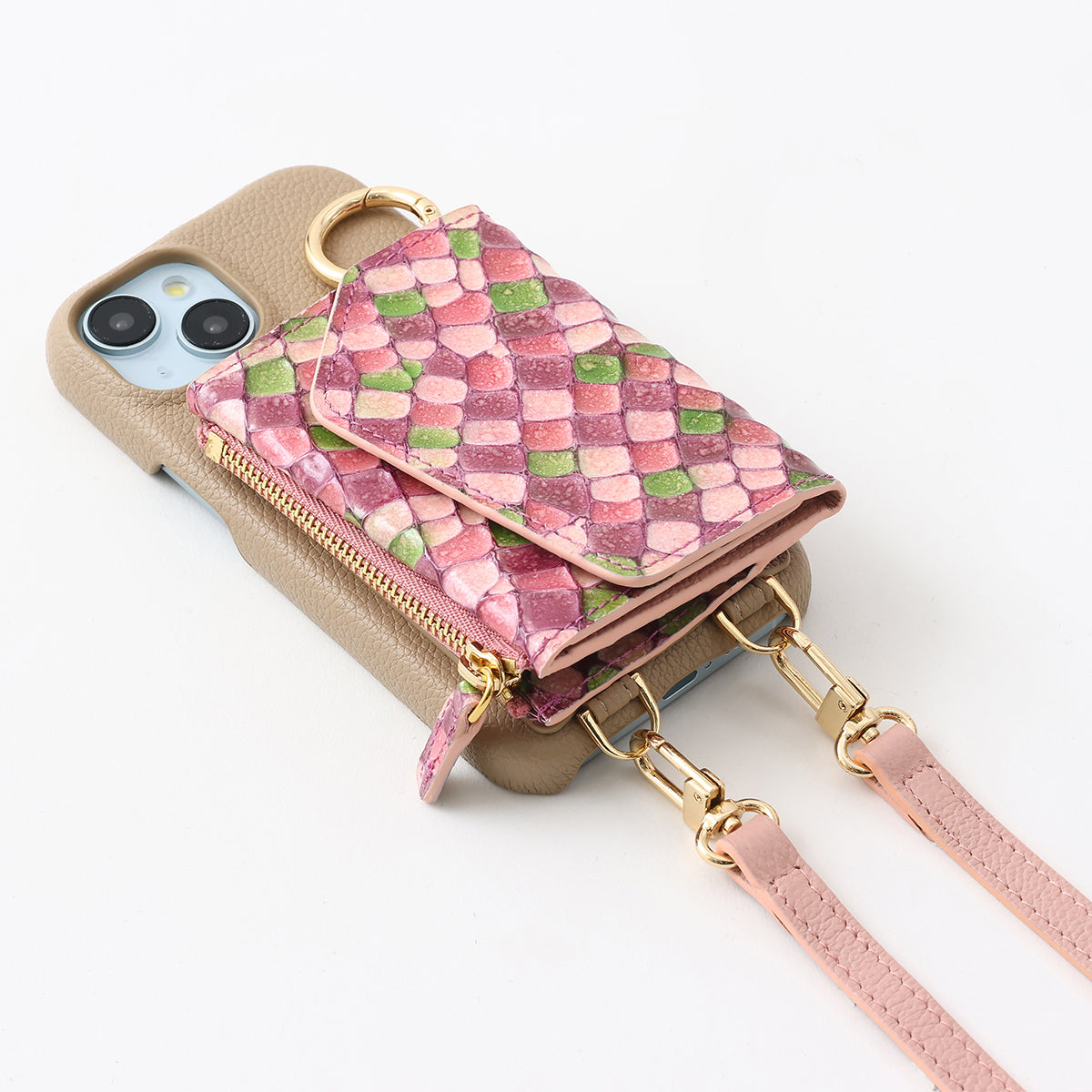 【WALLET SLAYLER】WALLET&STRAP-LUNA MONET-PINK