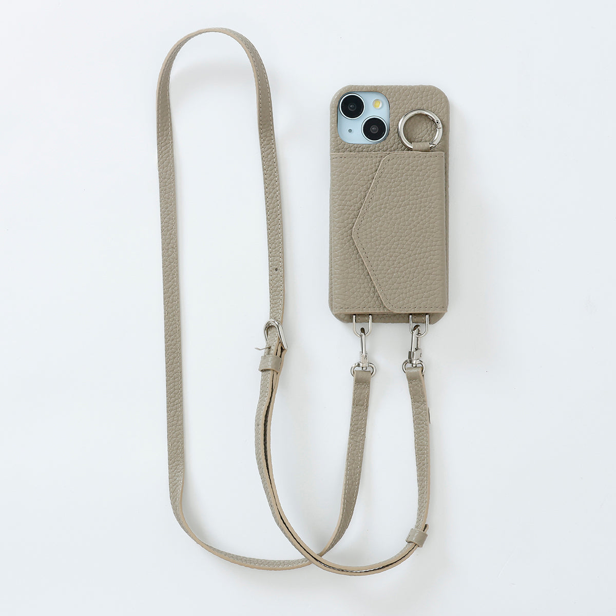 【WALLET SLAYLER】LEATHER BASIC-GREIGE