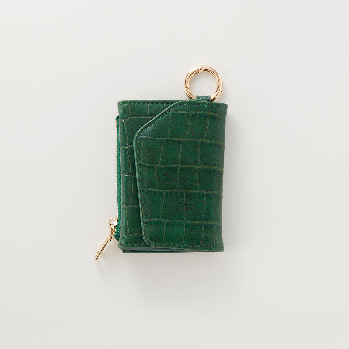 【WALLET SLAYLER】WALLET&STRAP-BASIC CROCCO SKIN-GREEN