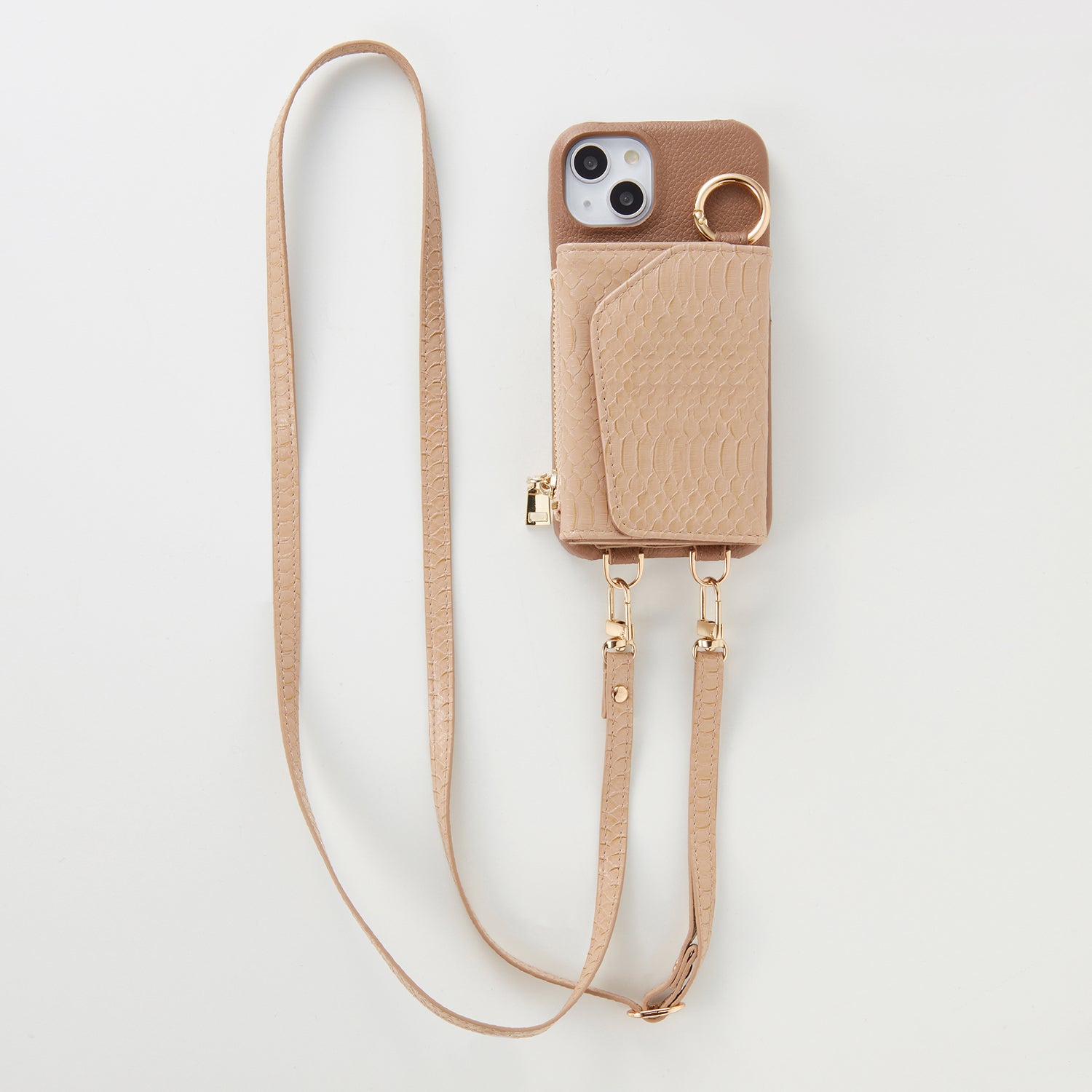【WALLET SLAYLER】 BASIC SNAKE SKIN-BEIGE