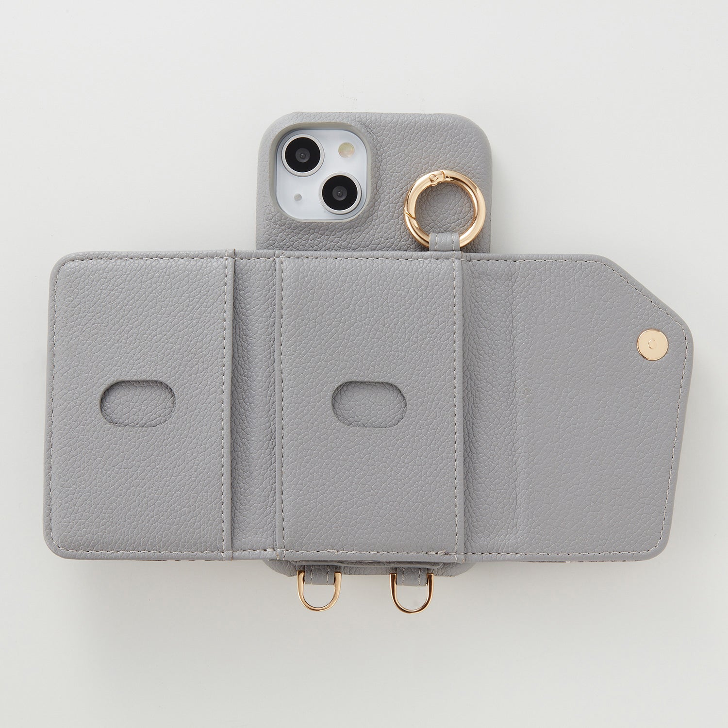 【WALLET SLAYLER】 BASIC SNAKE SKIN-GRAY