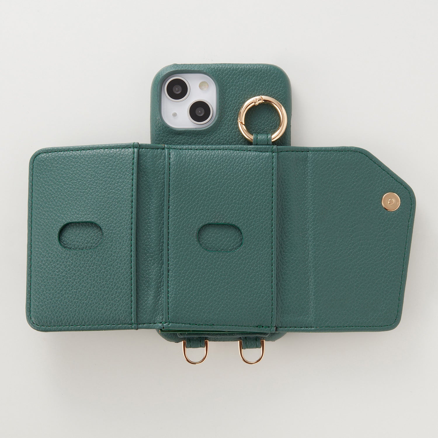 【WALLET SLAYLER】 RING CROCCO SKIN-GREEN