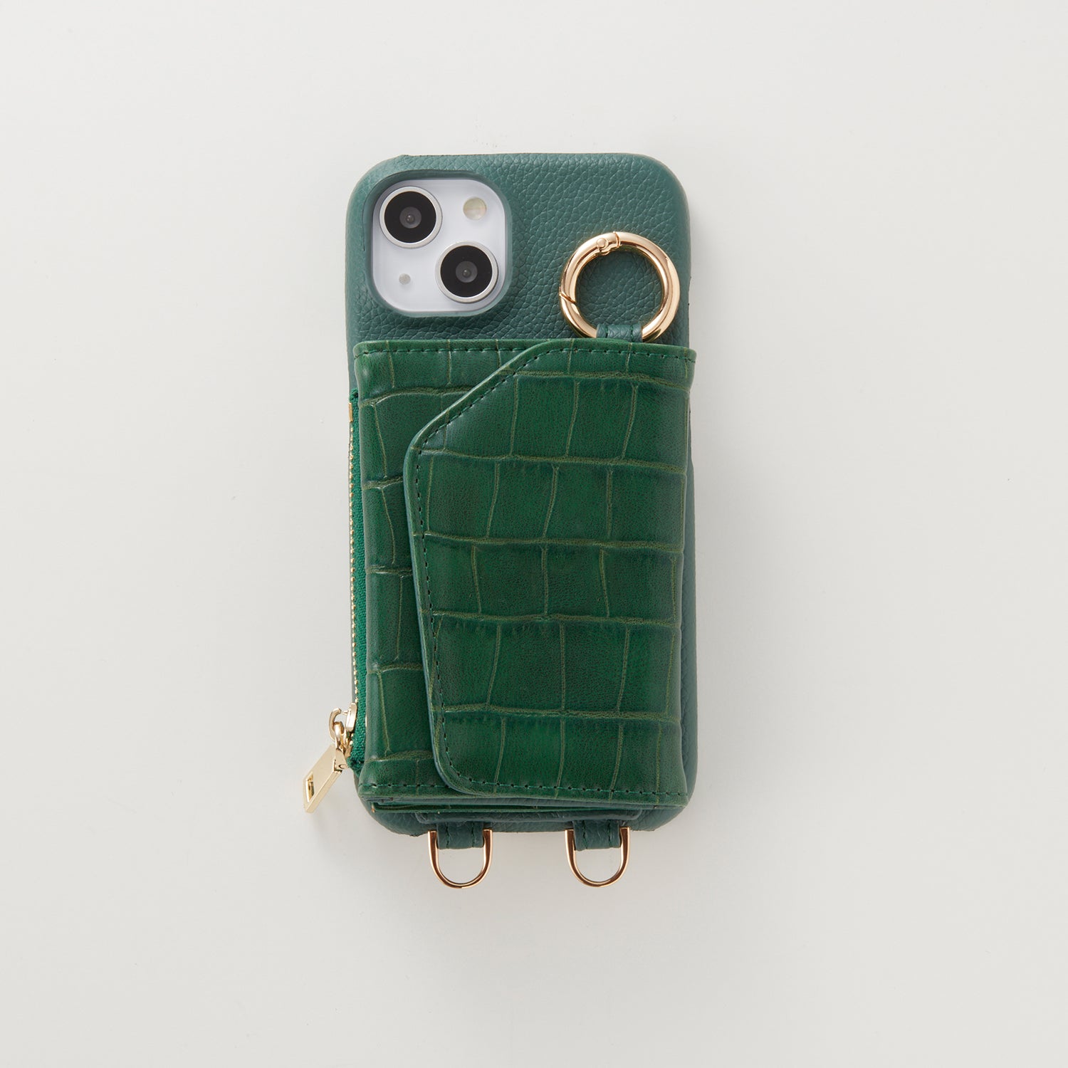 【WALLET SLAYLER】BASIC CROCCO SKIN-GREEN
