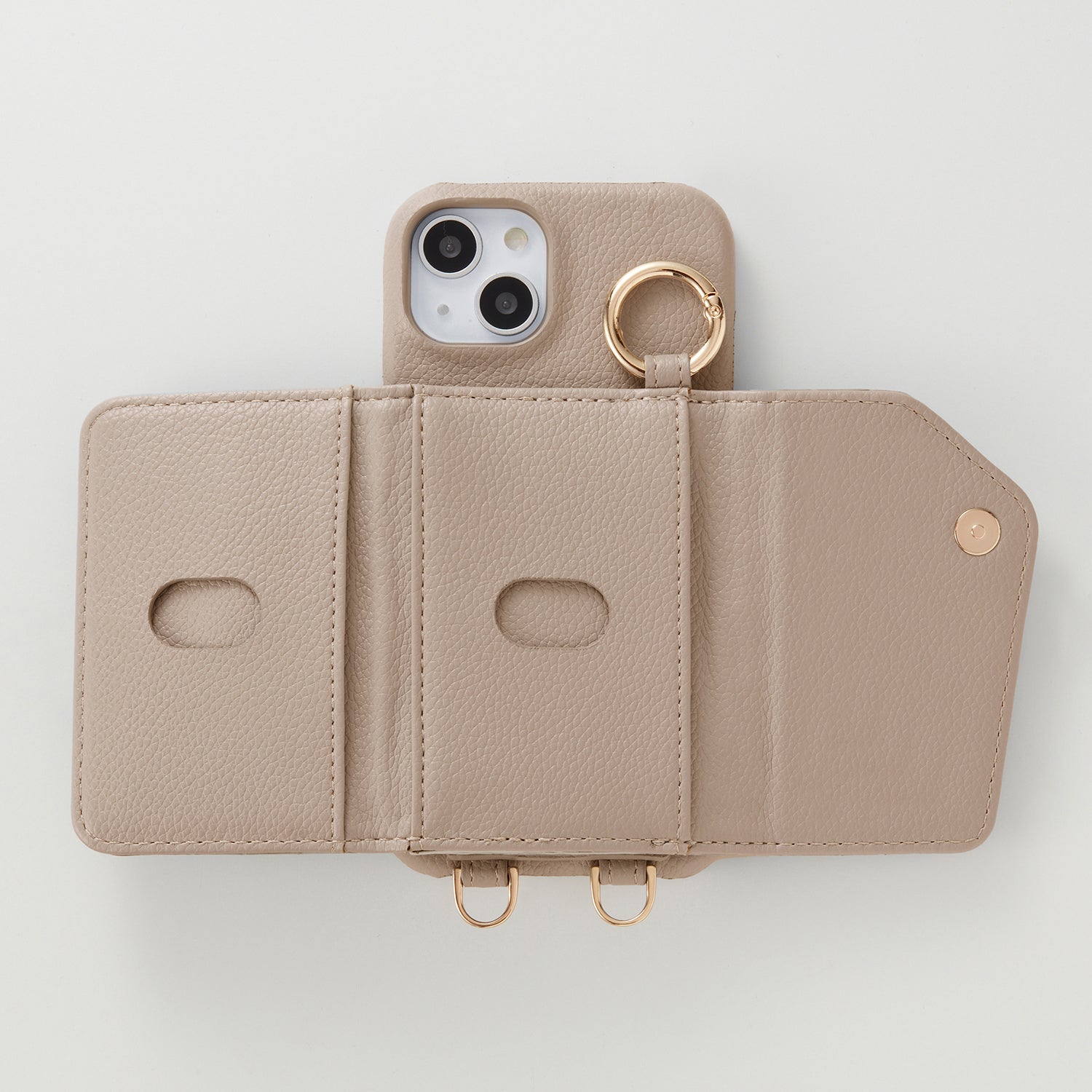 【WALLET SLAYLER】 RING CROCCO SKIN-BEIGE