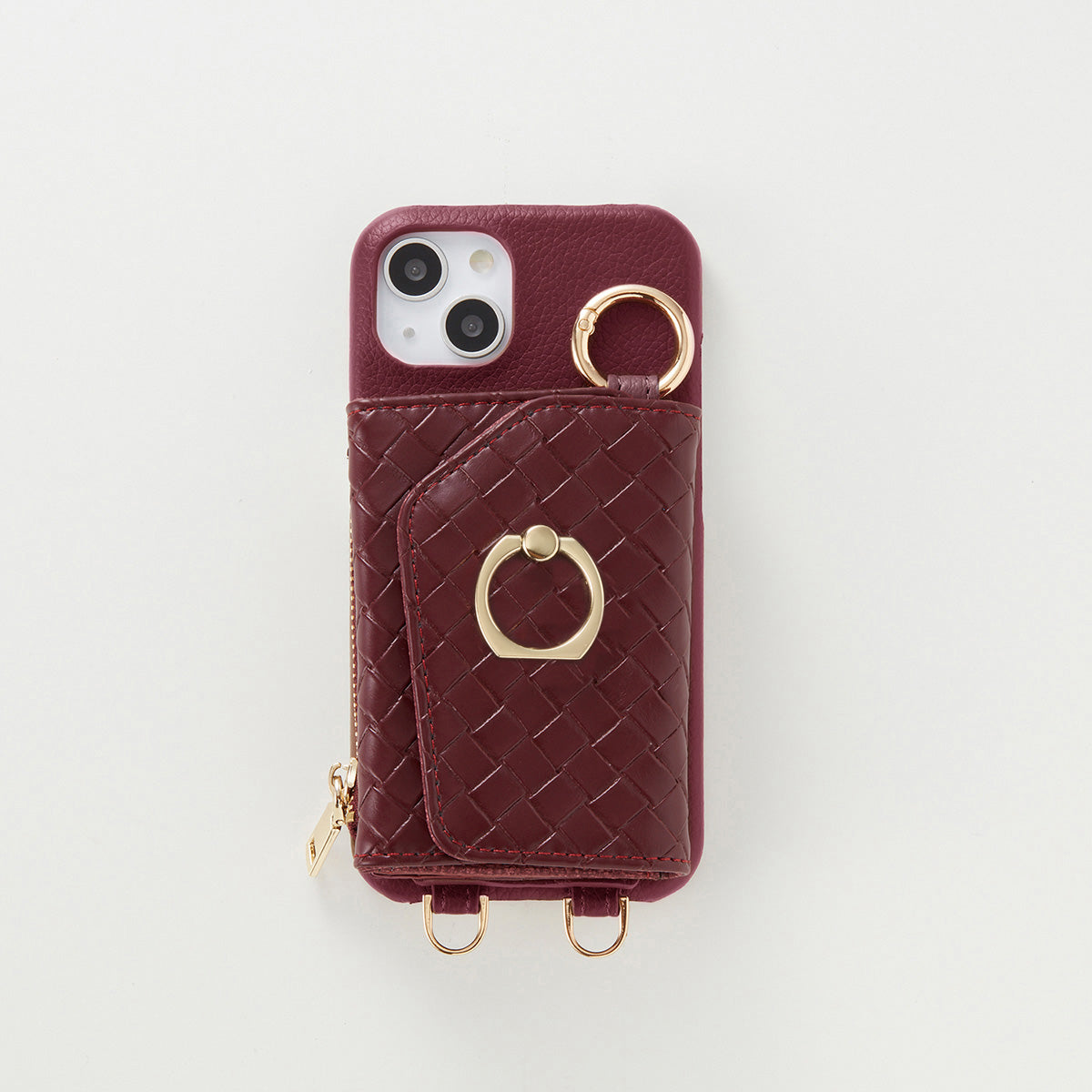 【WALLET SLAYLER】 RING MESH-WINE
