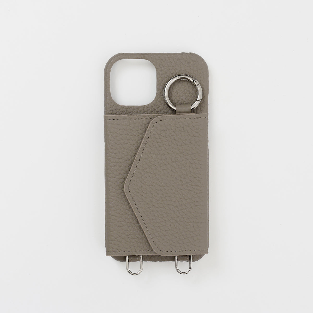 【WALLET SLAYLER】LEATHER CARD CASE BASIC-GREIGE