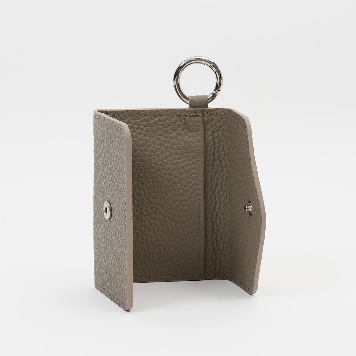 【WALLET SLAYLER】LEATHER CARD CASE BASIC-GREIGE