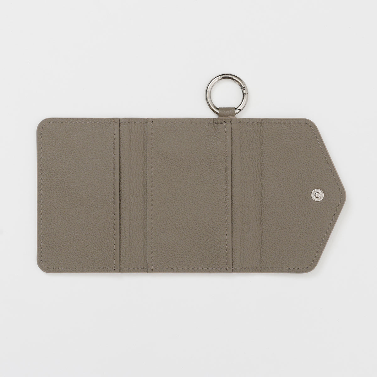 【WALLET SLAYLER】LEATHER CARD CASE CROCCO-GREIGE