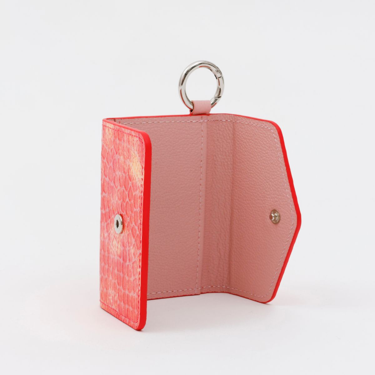 【WALLET SLAYLER】LEATHER CARD CASE MARBLE RED