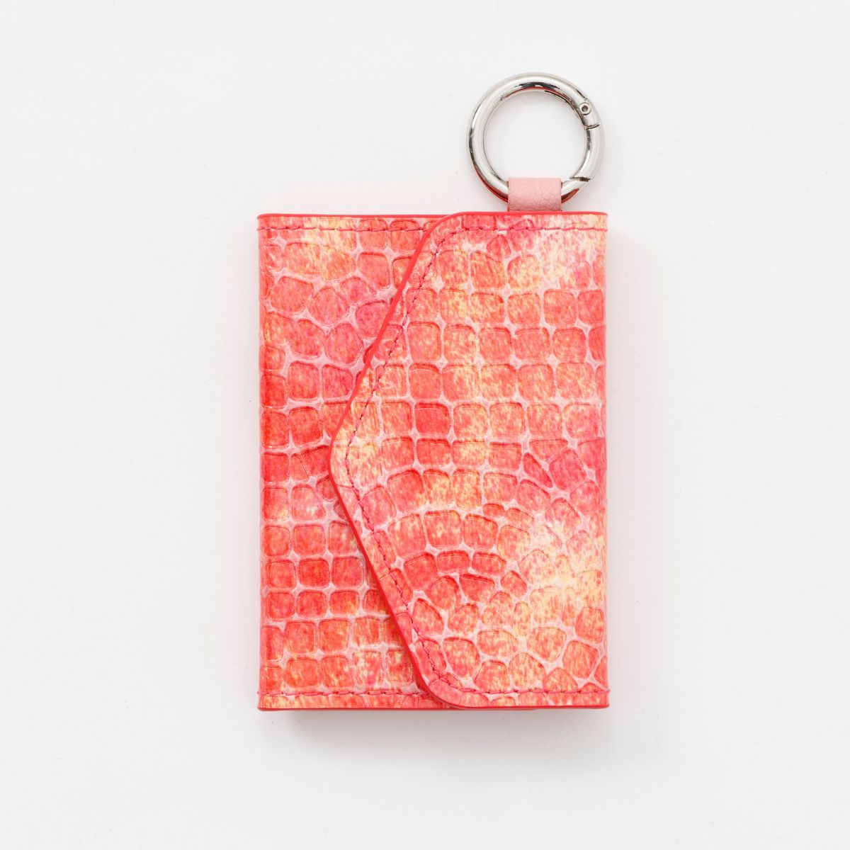 【WALLET SLAYLER】LEATHER CARD CASE MARBLE RED