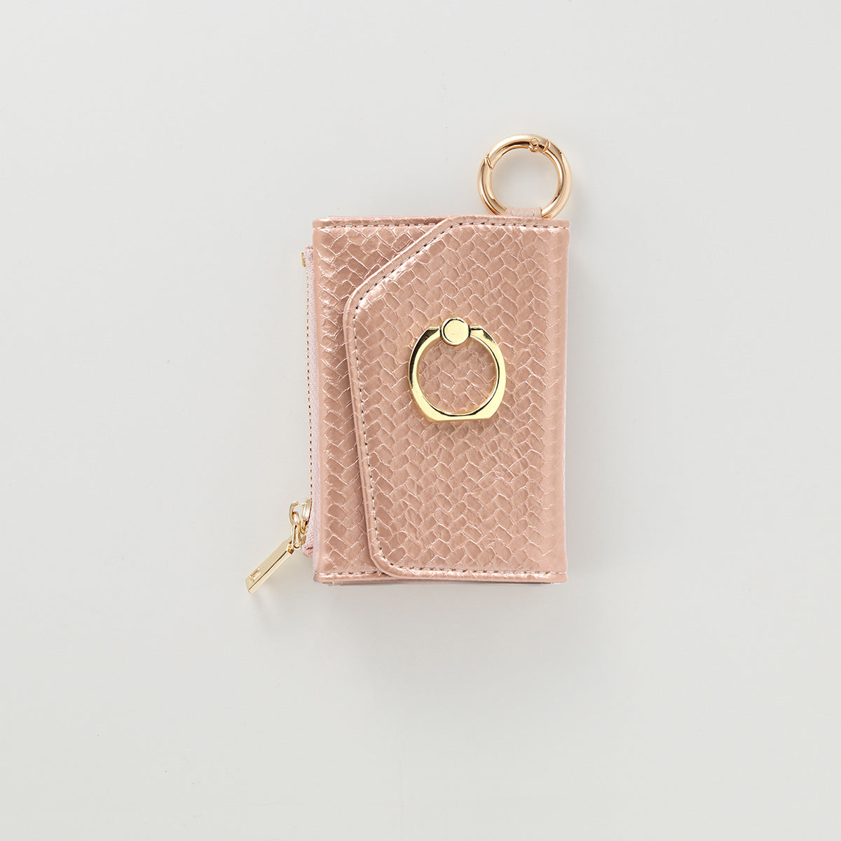 【WALLET SLAYLER】WALLET&STRAP-RING SHINE-PINKGOLD