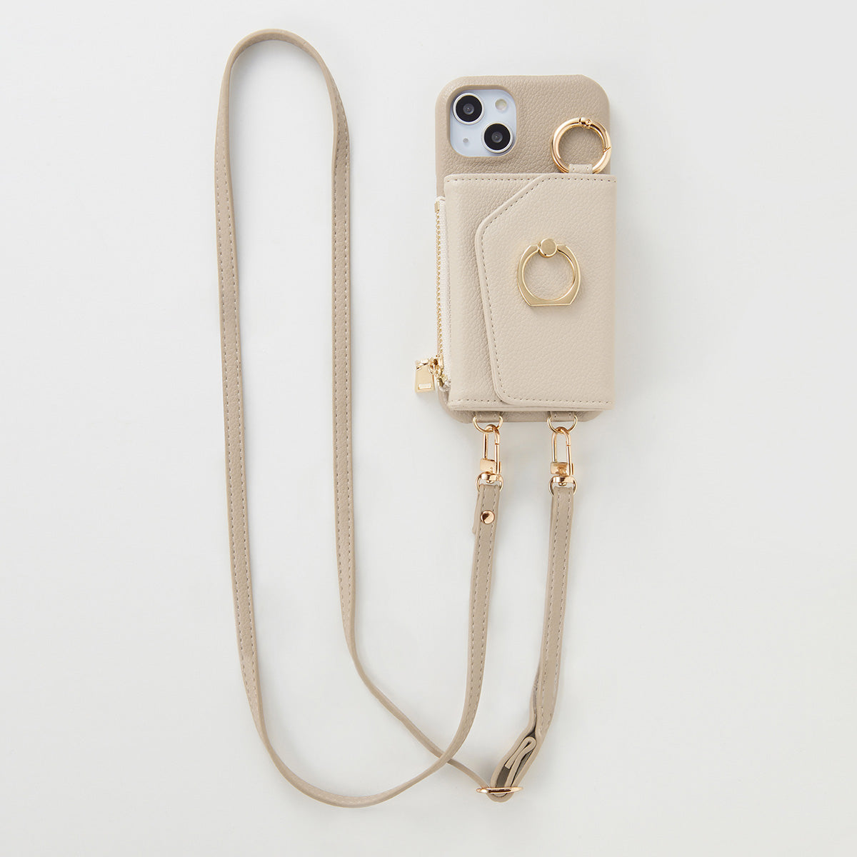 【WALLET SLAYLER】 RING STANDARD-BEIGE