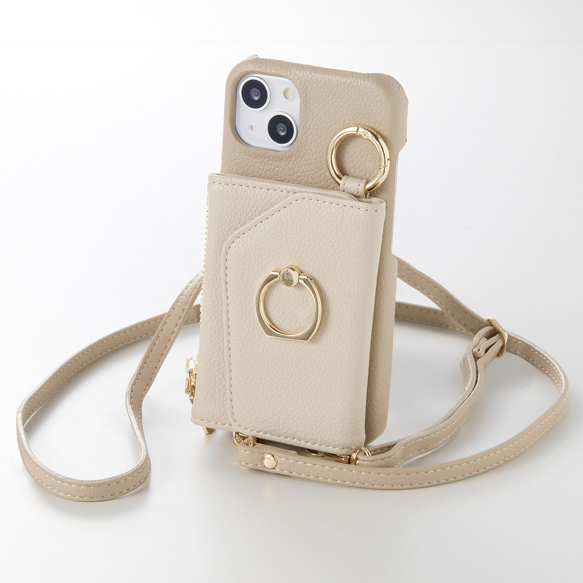 【WALLET SLAYLER】 RING STANDARD-BEIGE