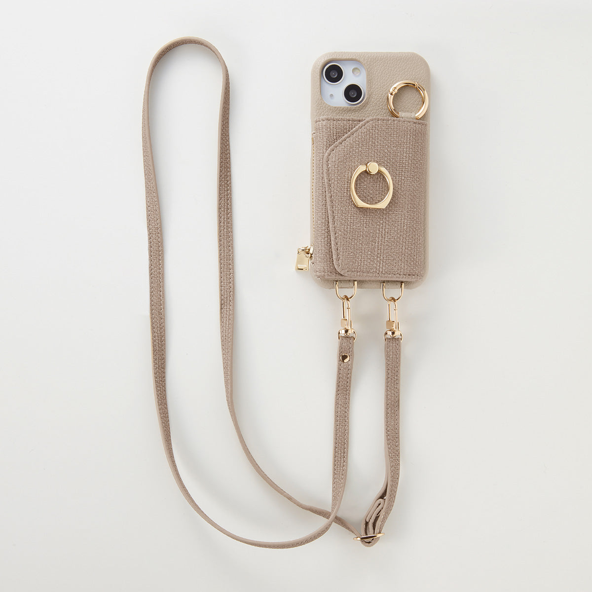 【WALLET SLAYLER】 RING LINEN-BROWN