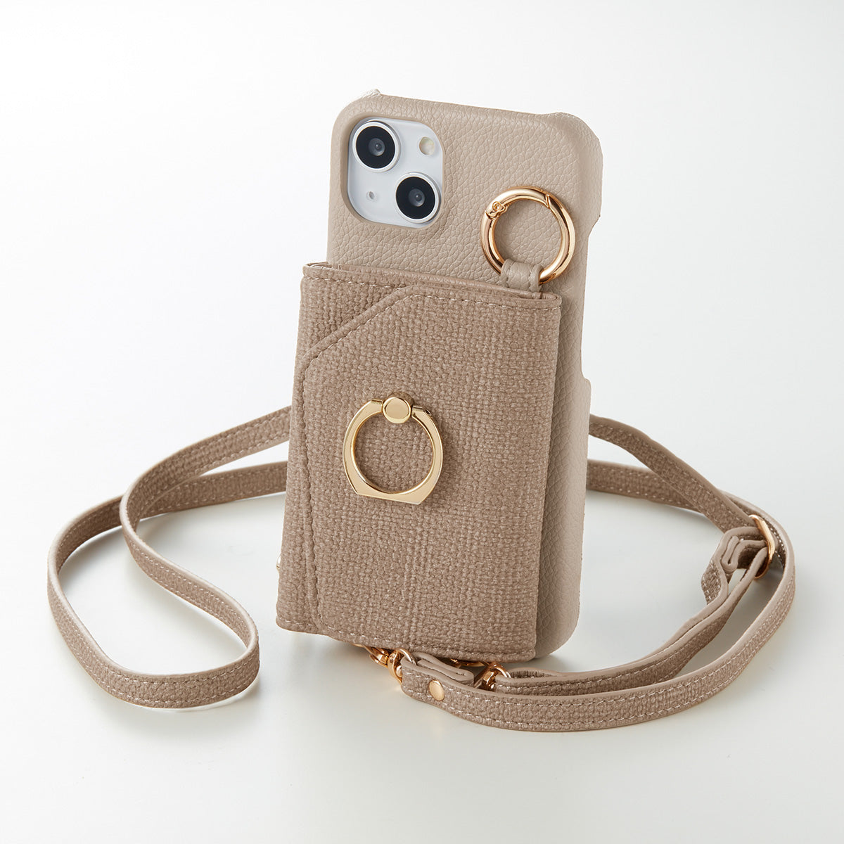 【WALLET SLAYLER】 RING LINEN-BROWN