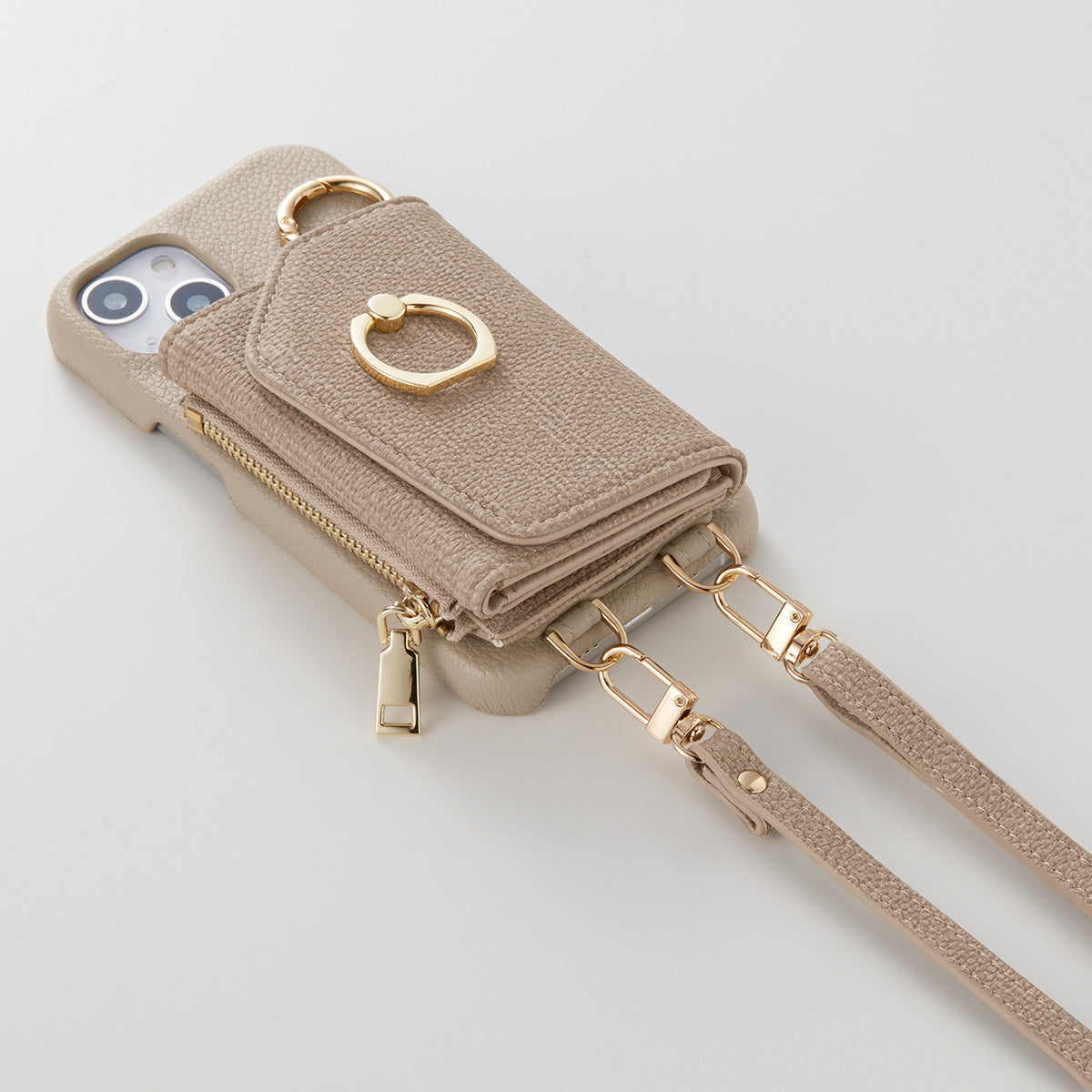 【WALLET SLAYLER】 RING LINEN-BROWN