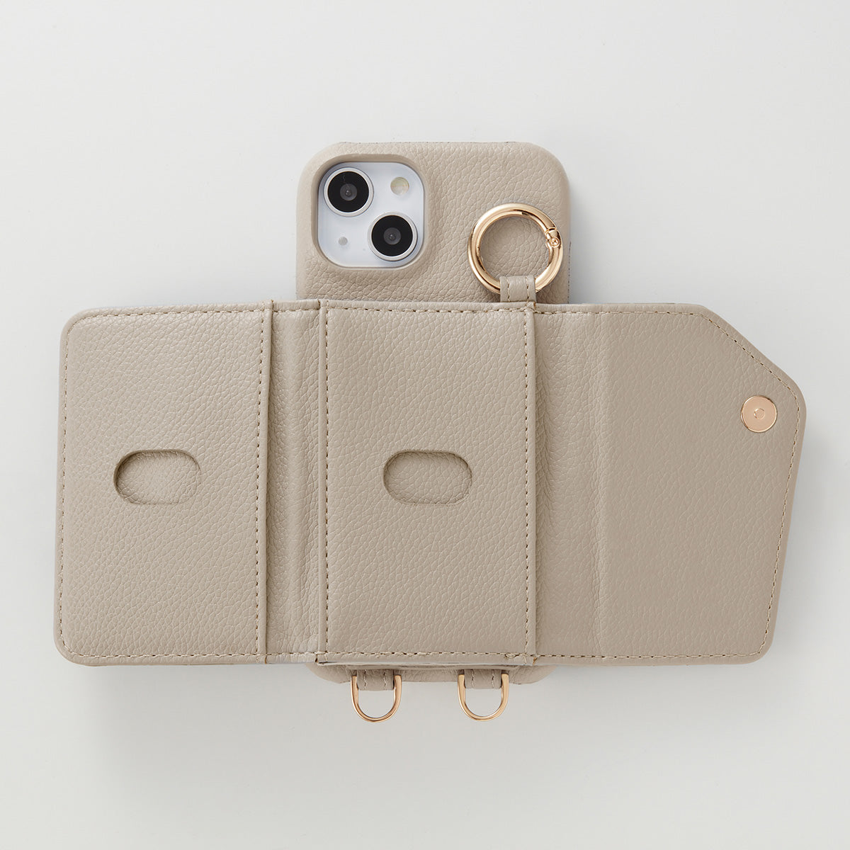 【WALLET SLAYLER】 RING LINEN-BROWN