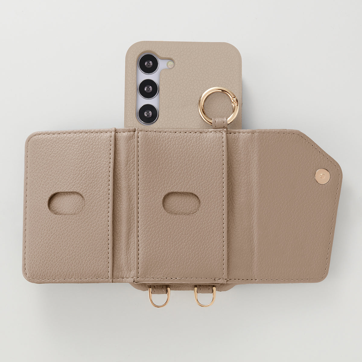 【WALLET SLAYLER】 RING CROCCO SKIN-BEIGE Galaxy