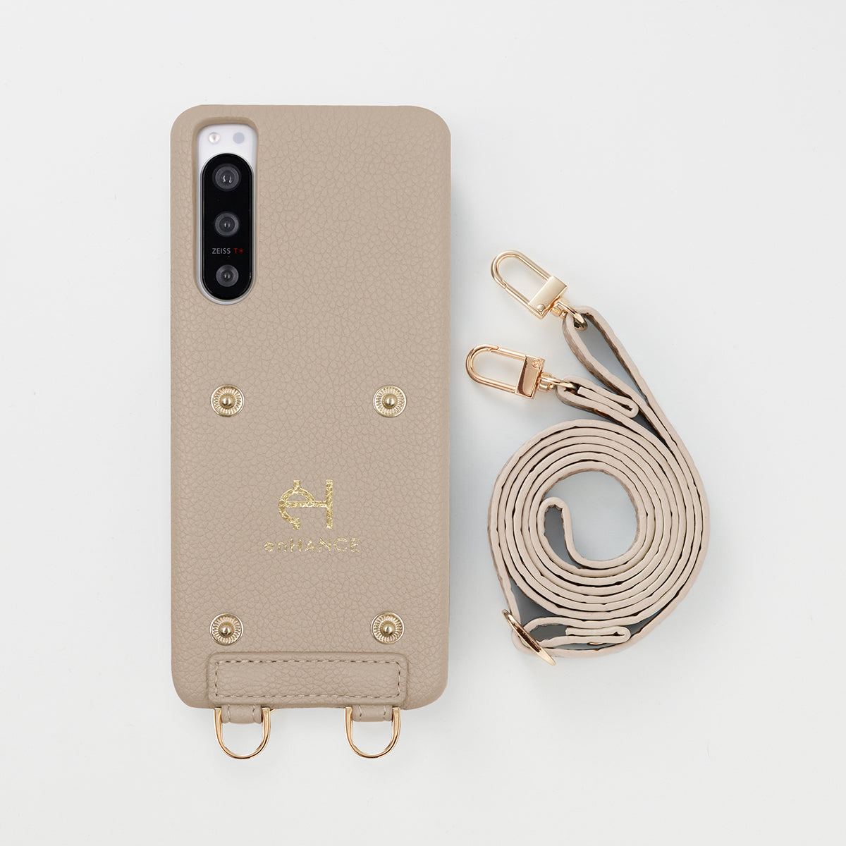 【WALLET SLAYLER】 RING CROCCO SKIN-BEIGE Xperia