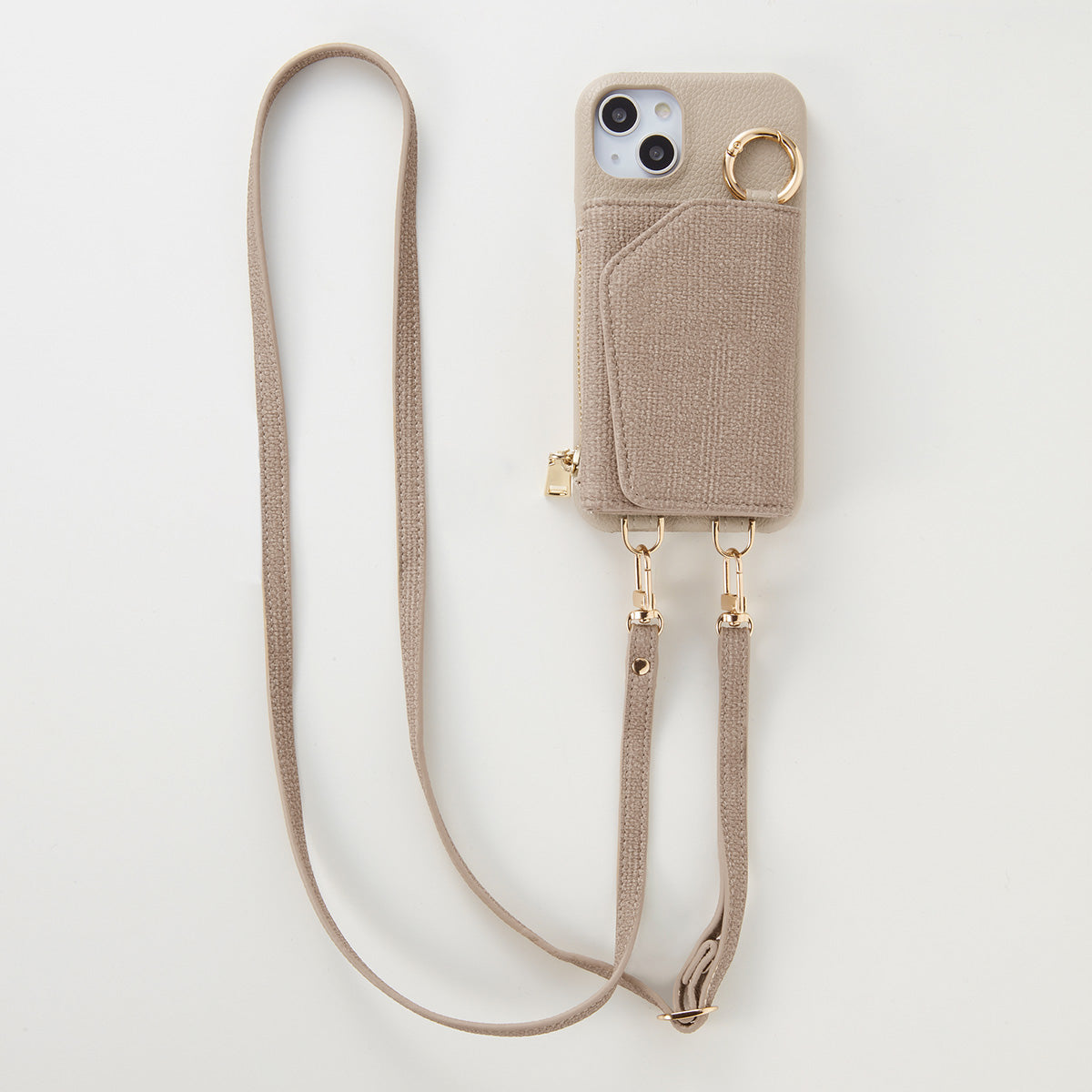 【WALLET SLAYLER】BASIC LINEN-BROWN
