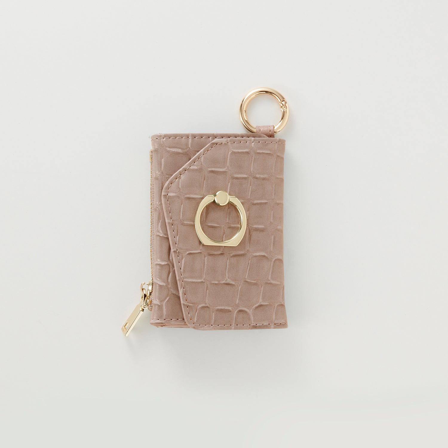 【WALLET SLAYLER】 RING CROCCO SKIN-BEIGE