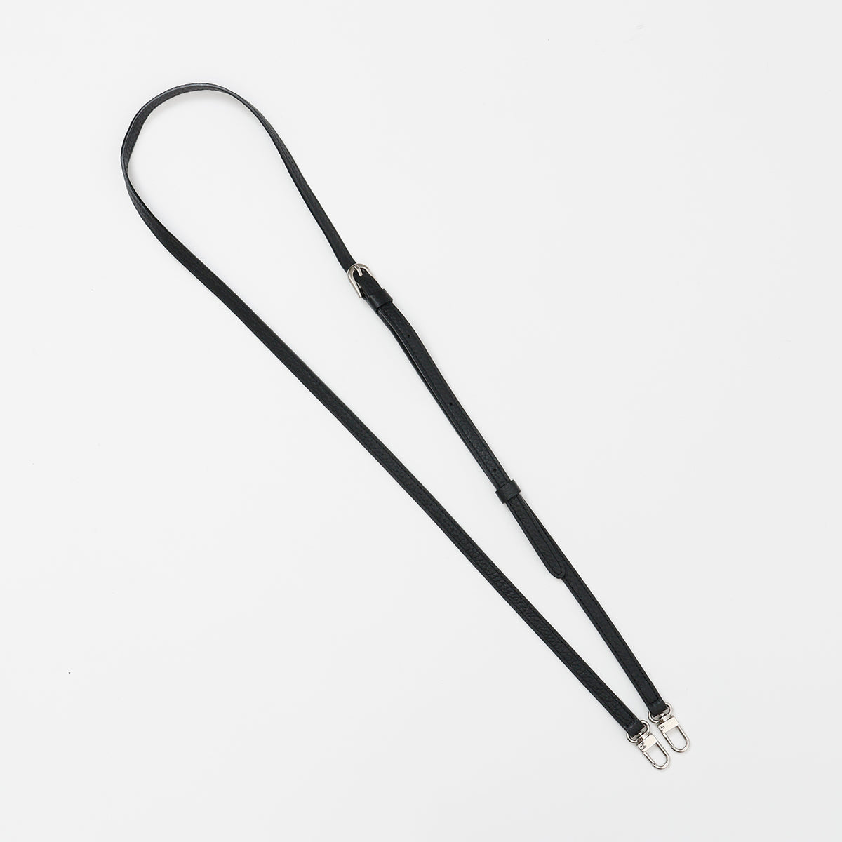 【WALLET SLAYLER】LEATHER BASIC-STRAP BLACK