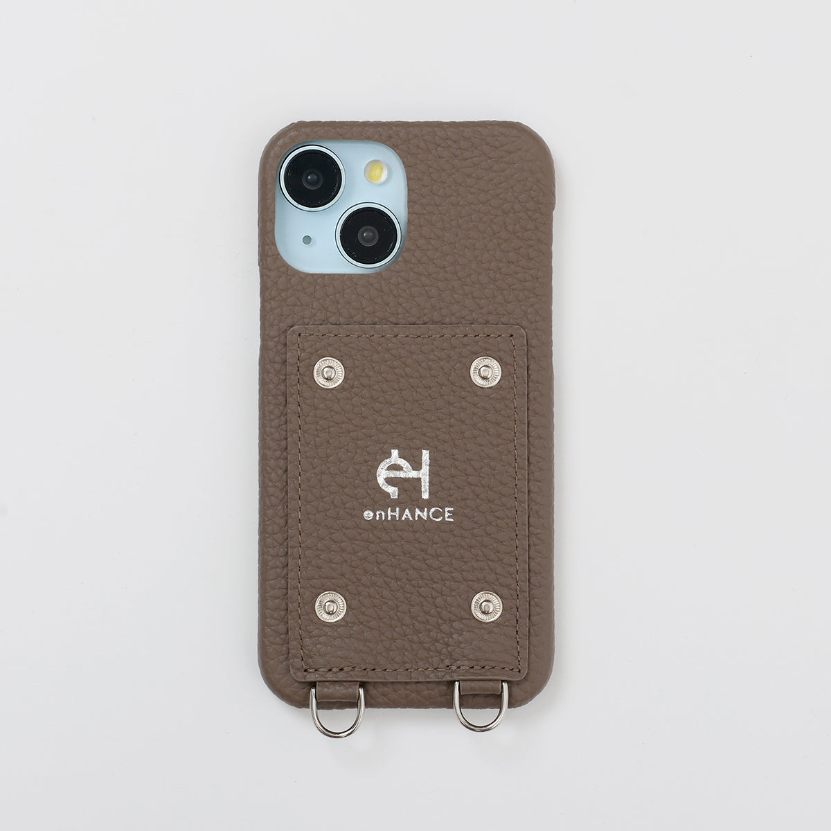 【WALLET SLAYLER】LEATHER BASIC-CASE BROWN iPhone