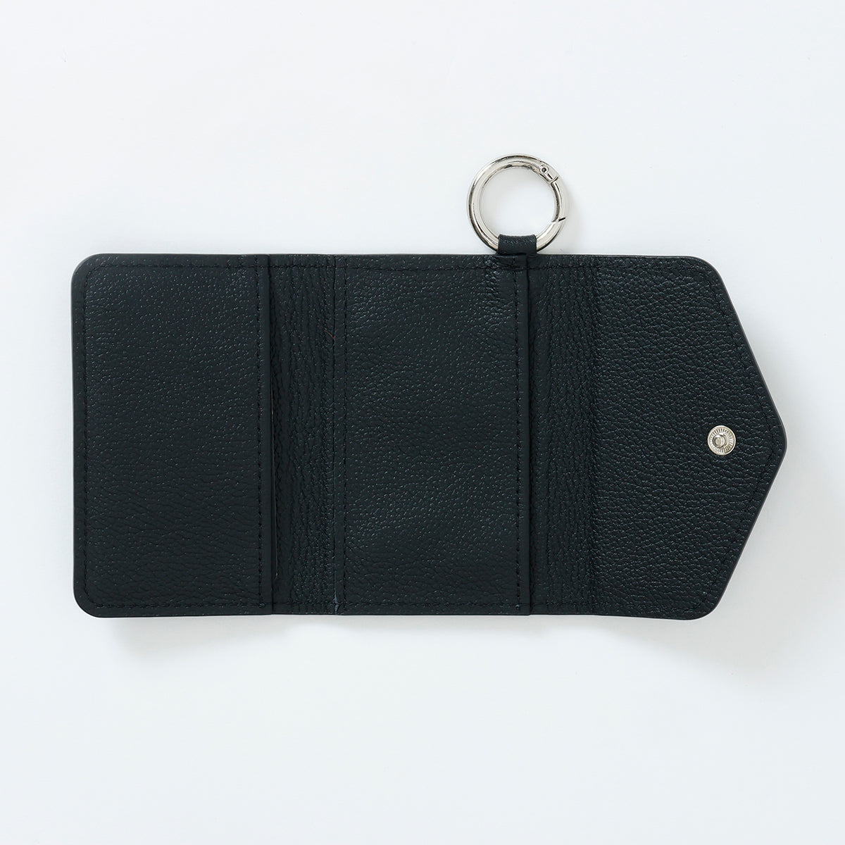 【WALLET SLAYLER】LEATHER CARD CASE CROCCO-BLACK