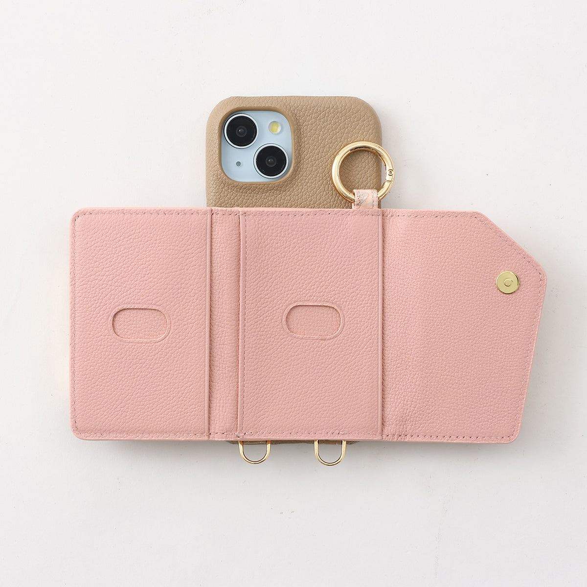 【WALLET SLAYLER】WALLET＆STRAP-LUNA FLOWER-PINK
