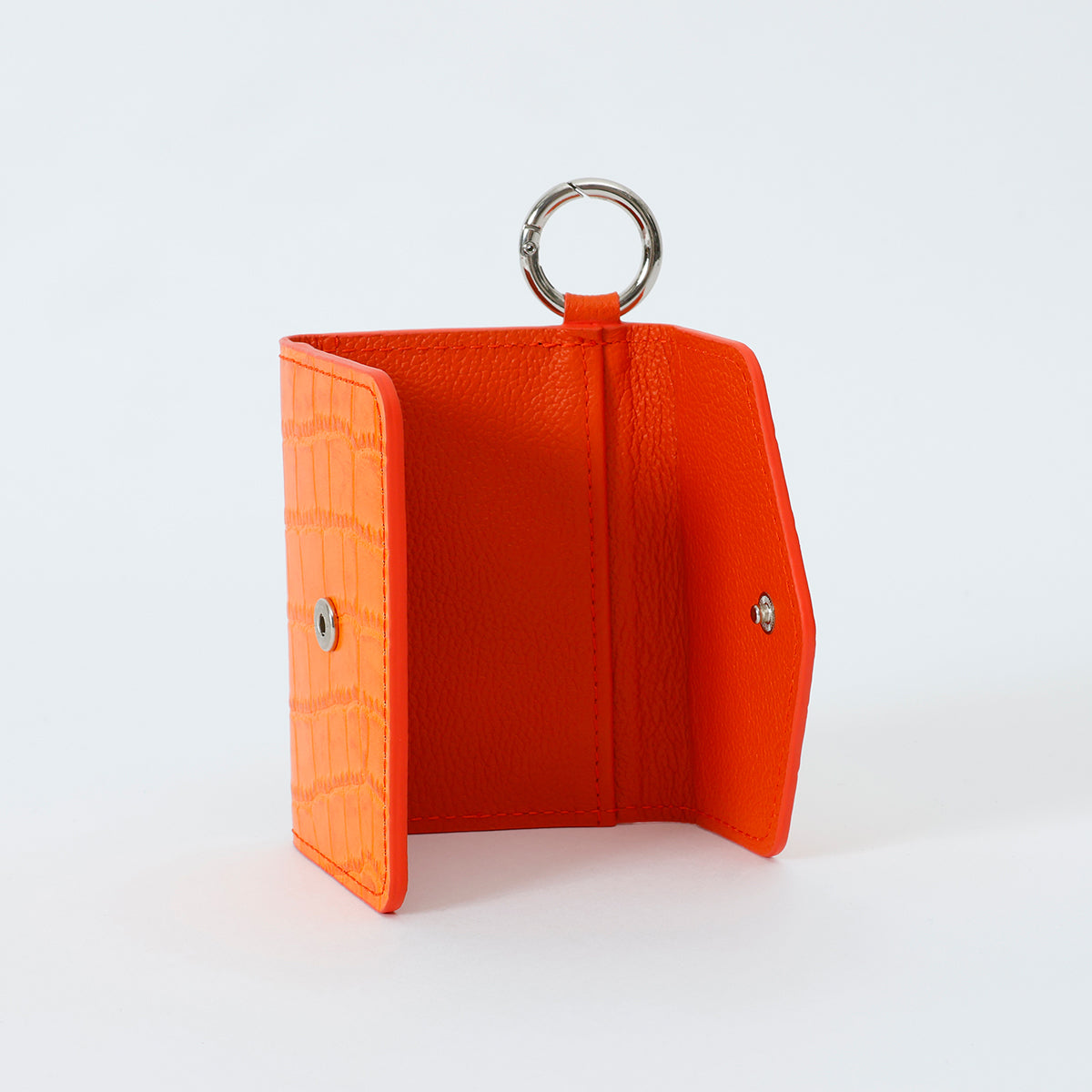 【WALLET SLAYLER】LEATHER CROCCO-ORANGE