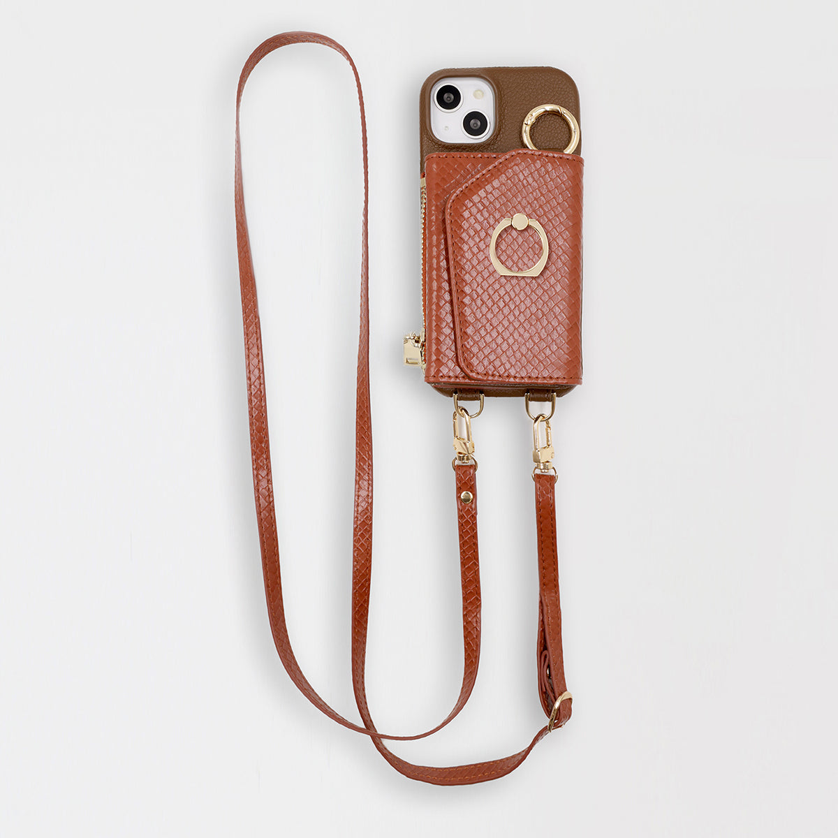 【WALLET SLAYLER】WALLET＆STRAP-RING  KOI SKIN-ORANGE