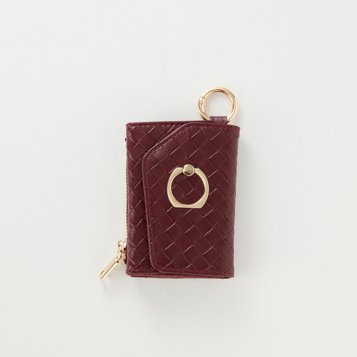 【WALLET SLAYLER】WALLET-RING MESH WINE