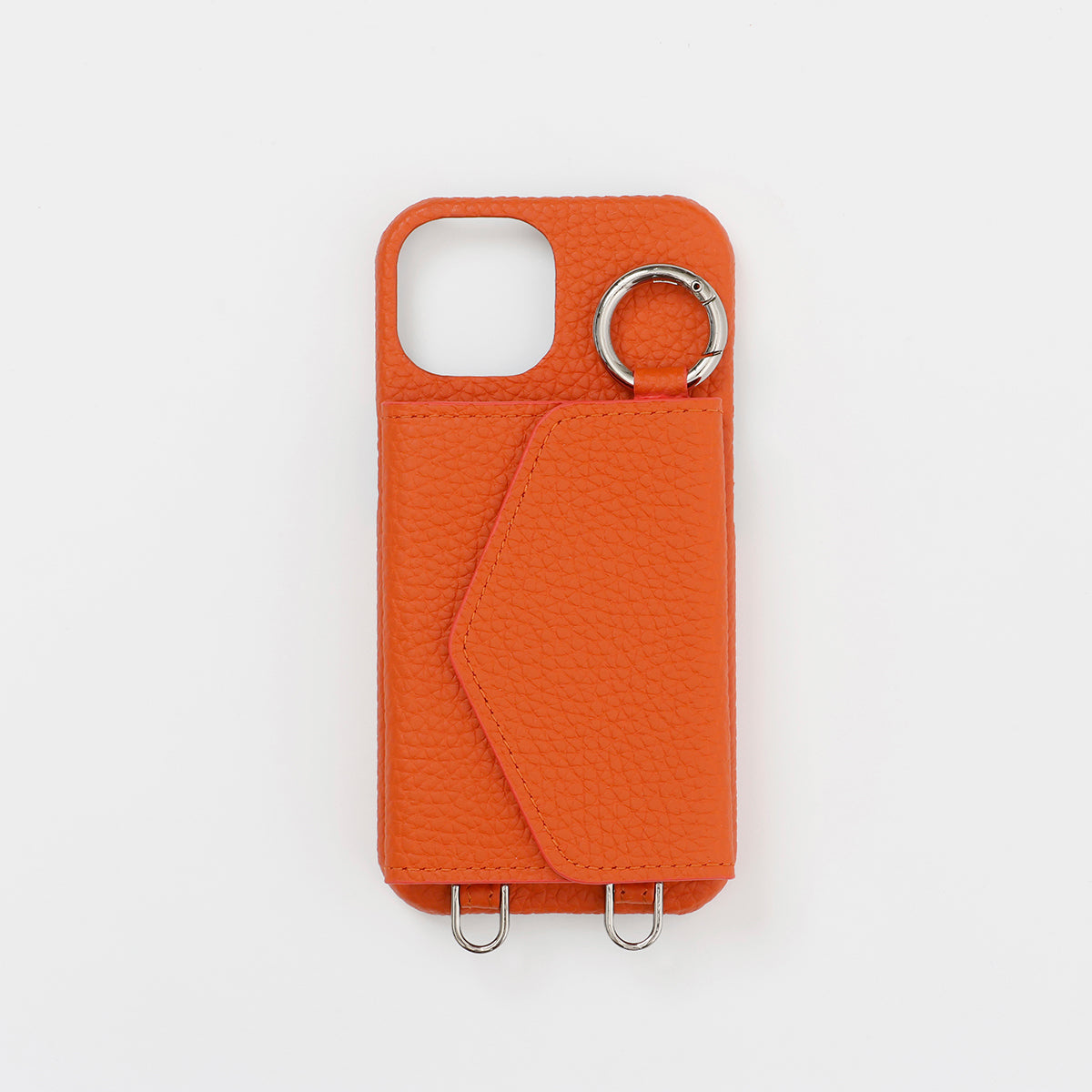 【WALLET SLAYLER】LEATHER CARD CASE BASIC-ORANGE