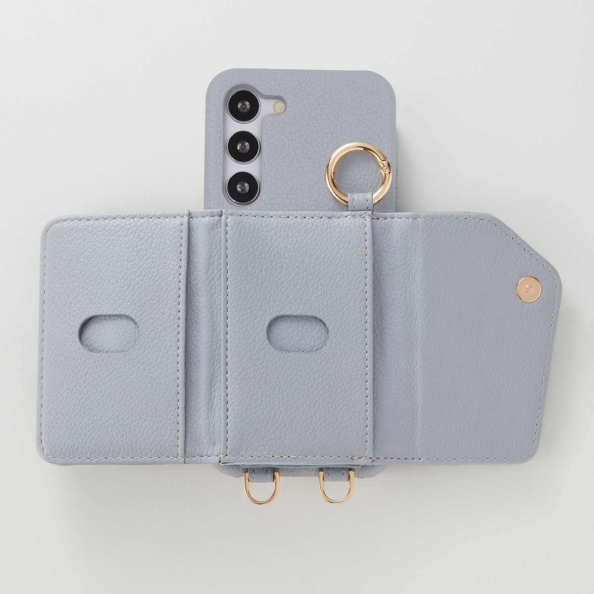【WALLET SLAYLER】 RING CROCCO SKIN-BLUE Galaxy