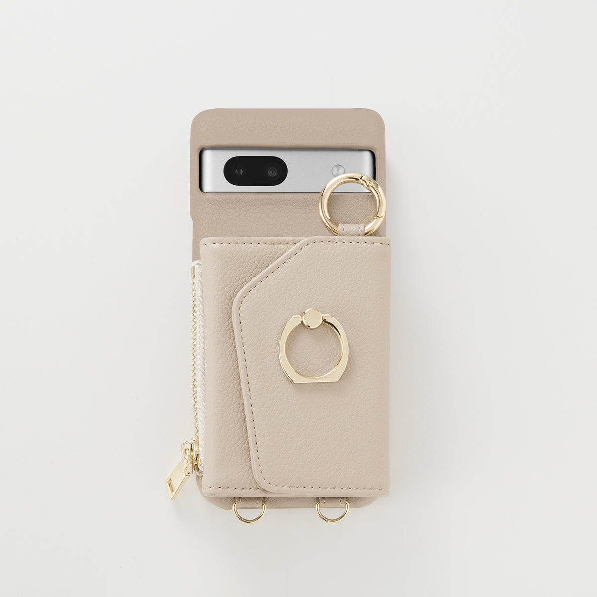 【WALLET SLAYLER】 RING STANDARD-BEIGE Google pixel