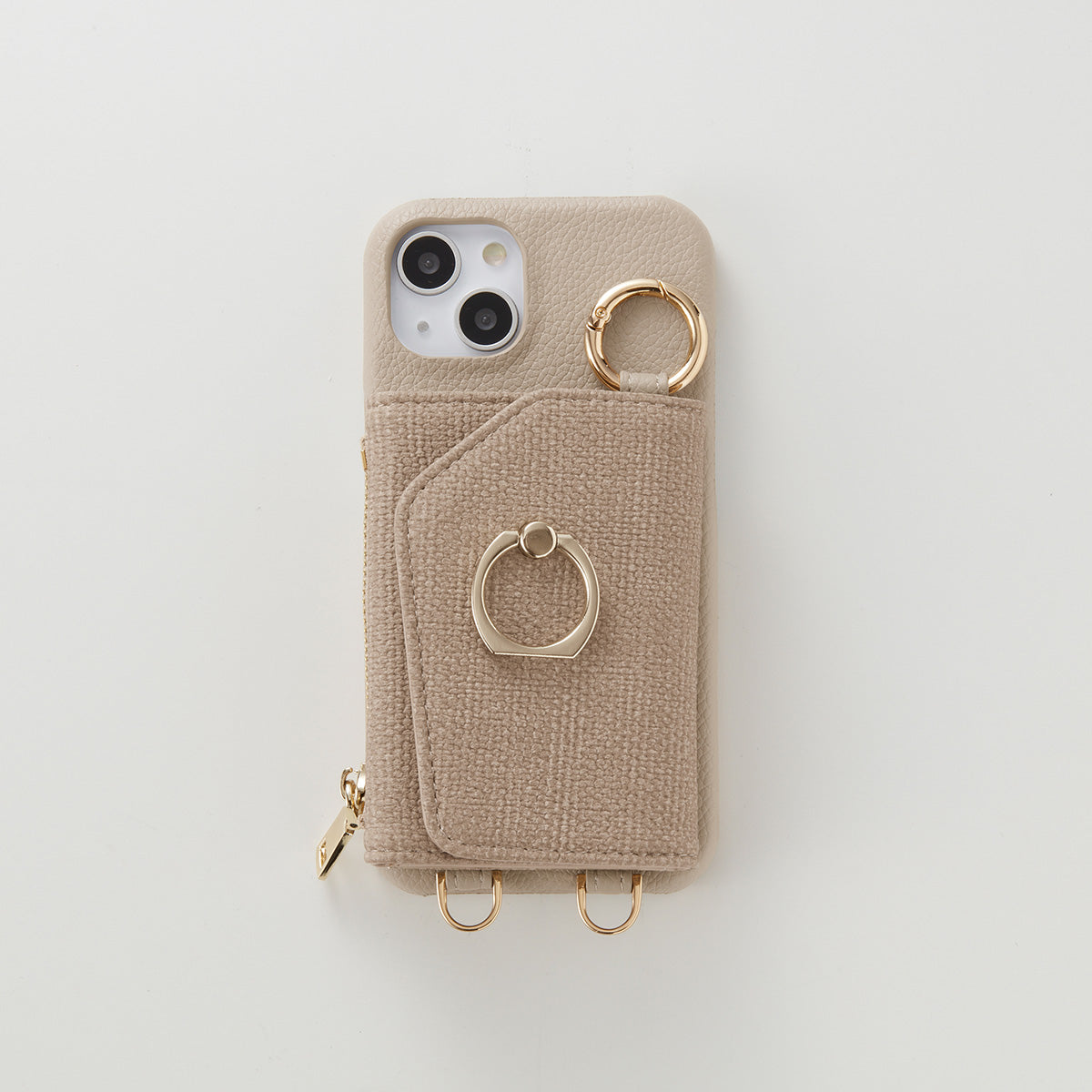 【WALLET SLAYLER】 RING LINEN-BROWN
