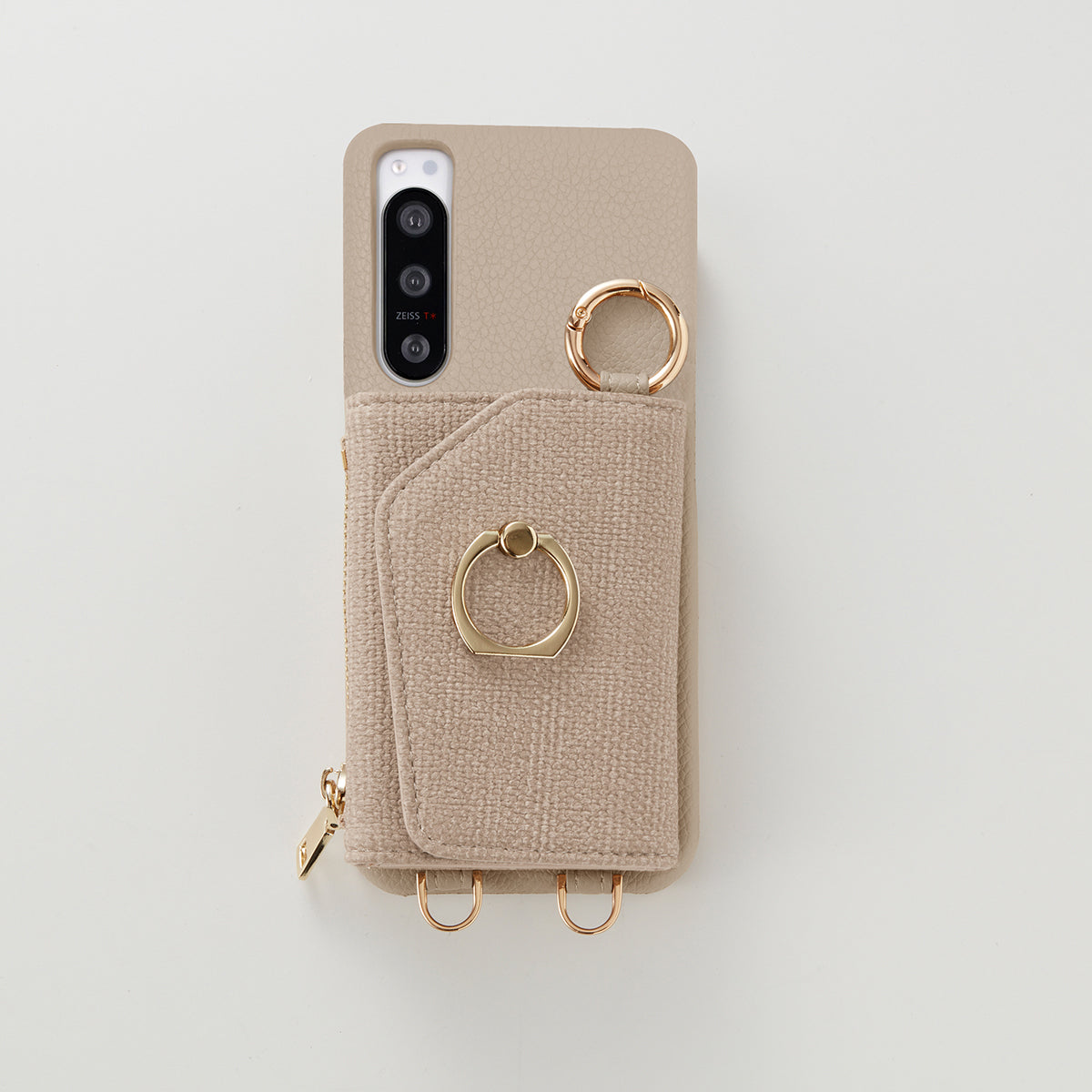 【WALLET SLAYLER】 RING LINEN-IVORY Xperia