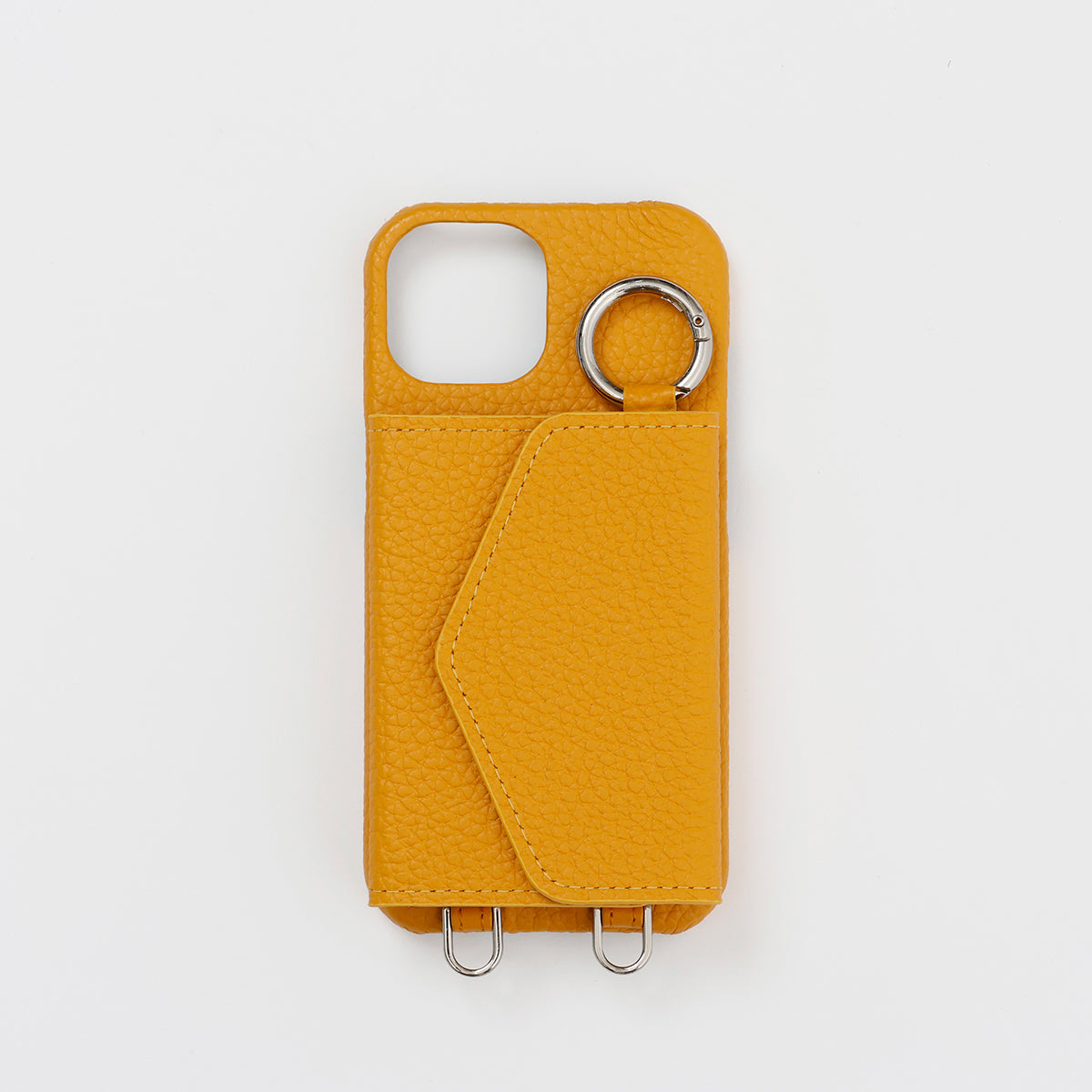 【WALLET SLAYLER】LEATHER CARD CASE BASIC-YELLOW